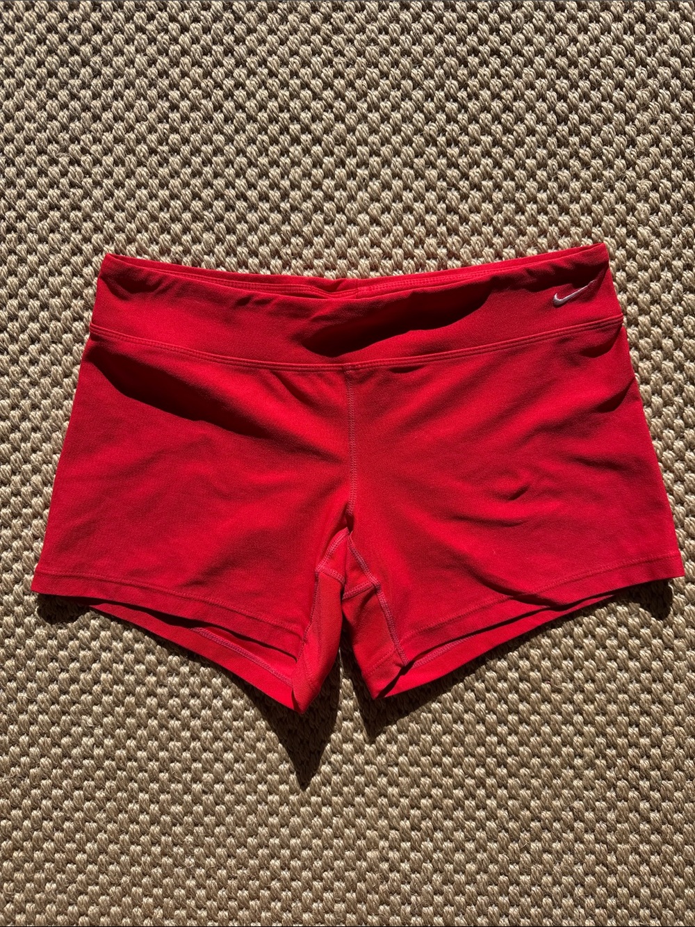 Nike Women’s Red Spandex Volleyball Shorts size Medium